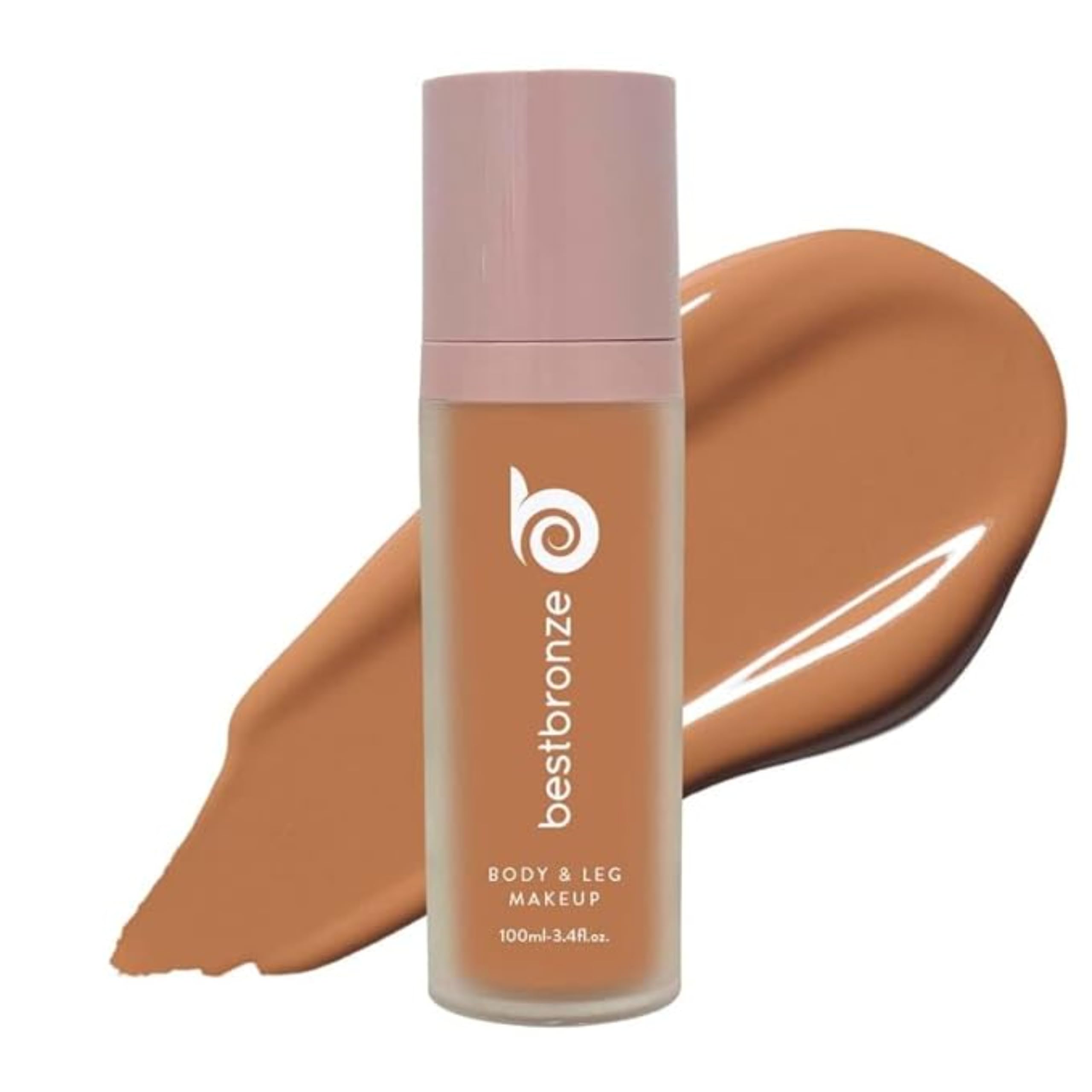 B BESTBRONZE Body Makeup Concealer – Waterproof Tattoo Cover Up & Full Coverage for Legs & Scars (NC50 Rich Brown, 3.4 fl oz)