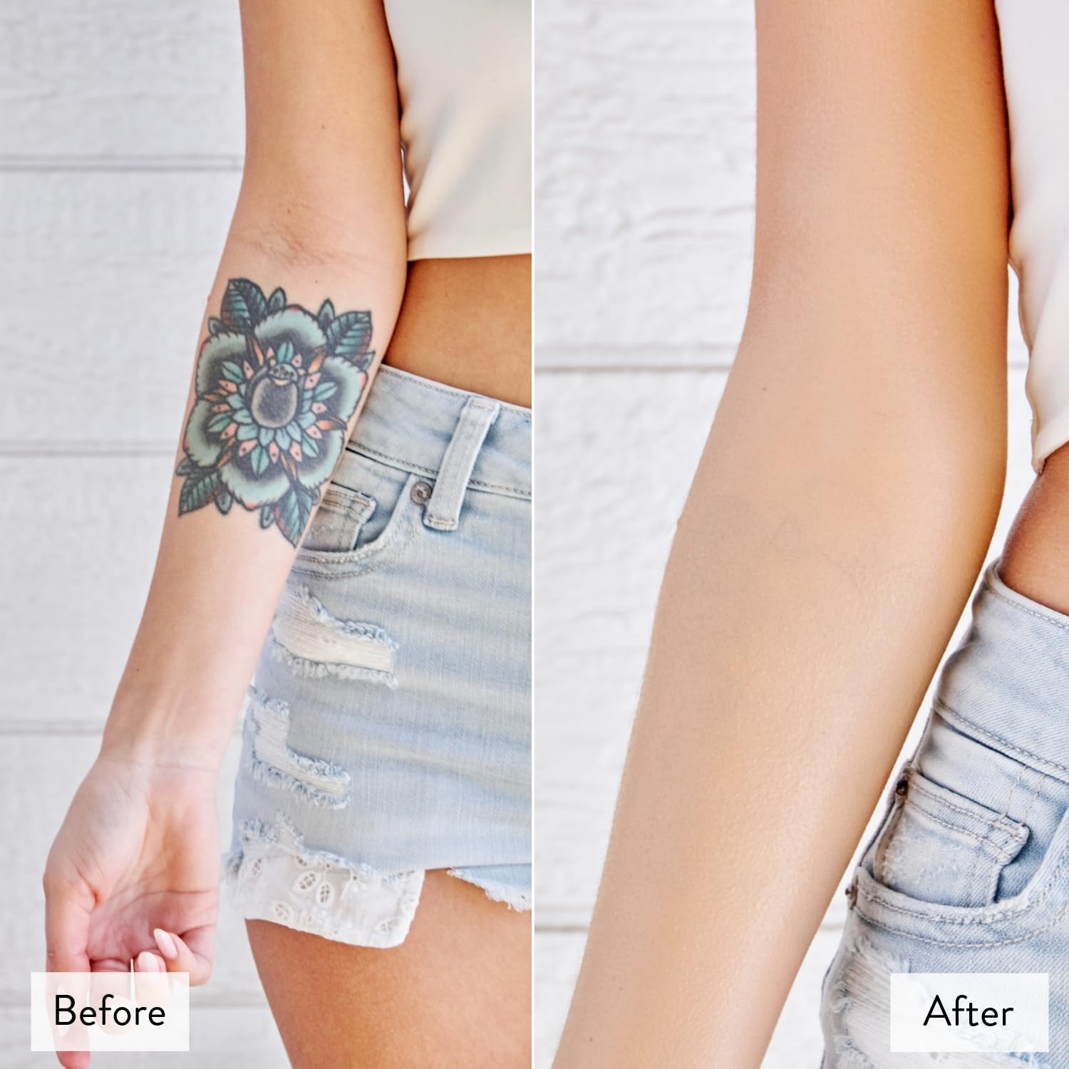 B BESTBRONZE Body Makeup Concealer – Waterproof Tattoo Cover Up & Full Coverage for Legs & Scars (NC50 Rich Brown, 3.4 fl oz)