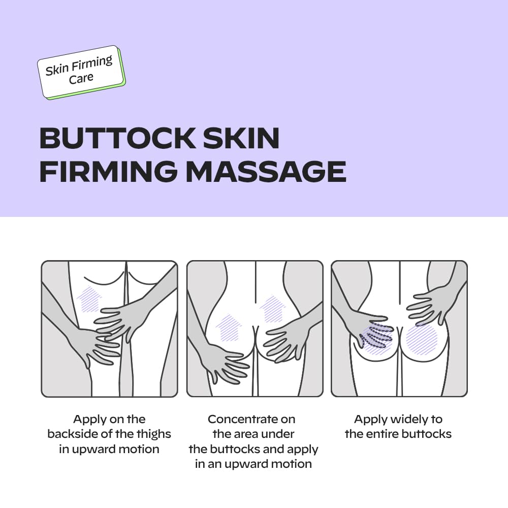 b.clinicx Multi Peptide Butt Firming Serum - Body Tightening Cream with 11 Peptides & 6kDa Collagen - Korean Skincare 5.0 fl oz