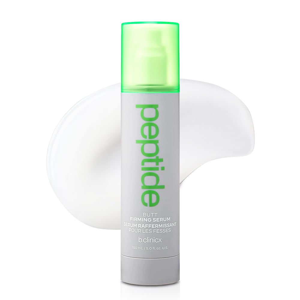 b.clinicx Multi Peptide Butt Firming Serum - Body Tightening Cream with 11 Peptides & 6kDa Collagen - Korean Skincare 5.0 fl oz
