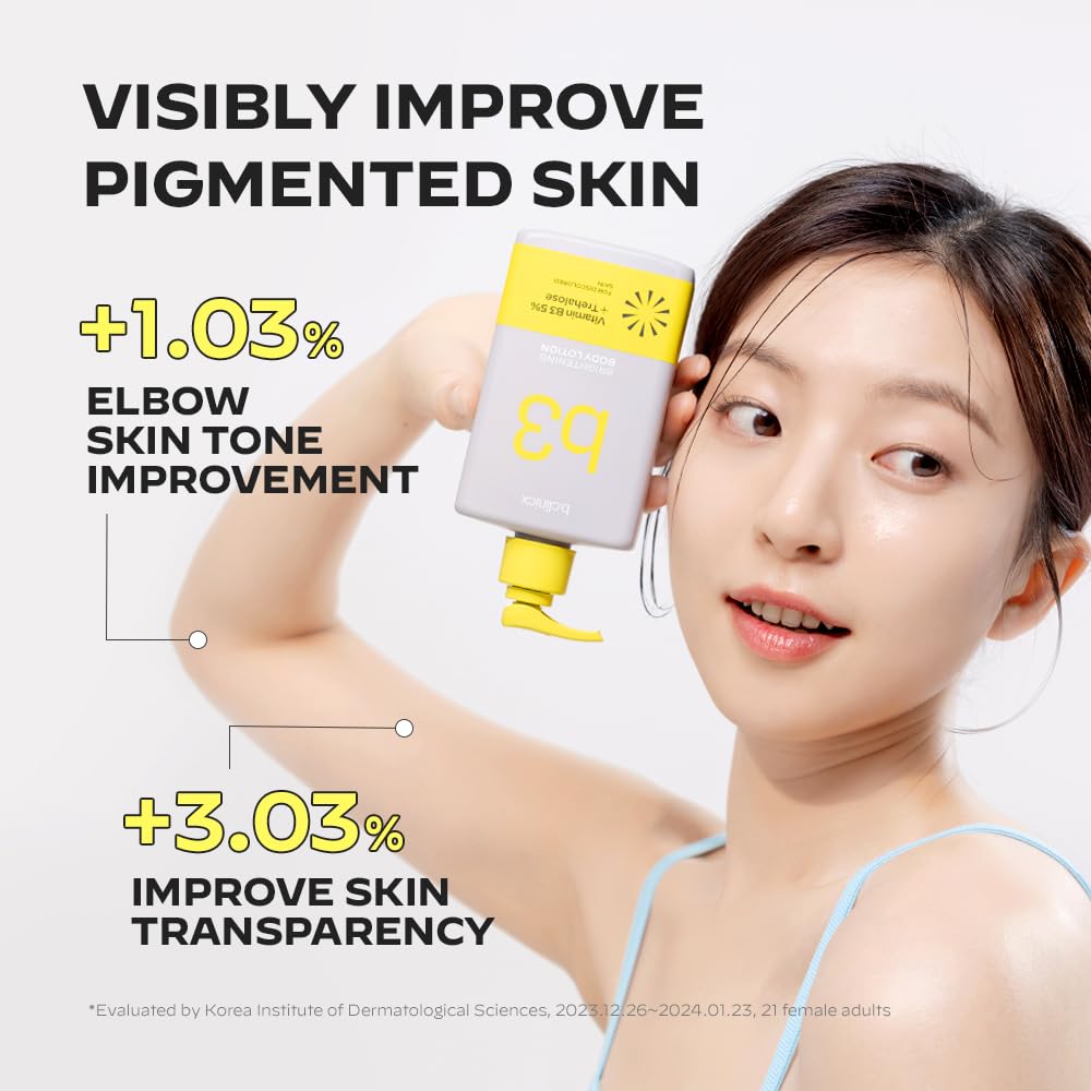 b.clinicx Niacinamide 5% Brightening Body Lotion – Even Skin Tone, Antioxidant-Rich (300ml)