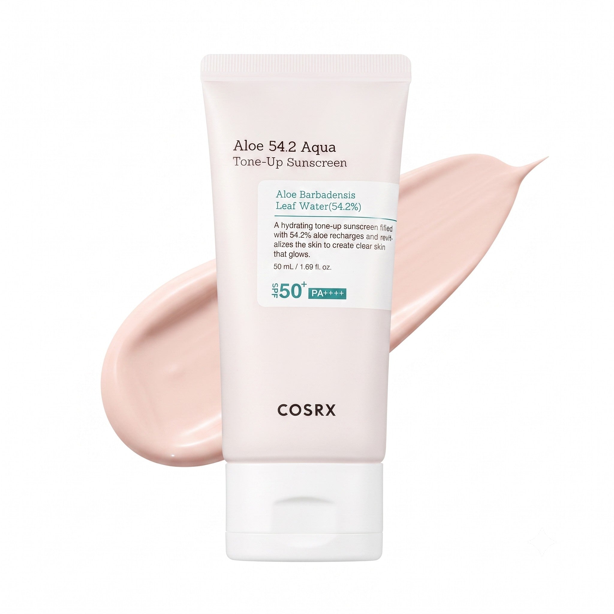 COSRX ألو 54.2 أكوا تون-أب واقي شمسي SPF50+ PA++++ 50مل