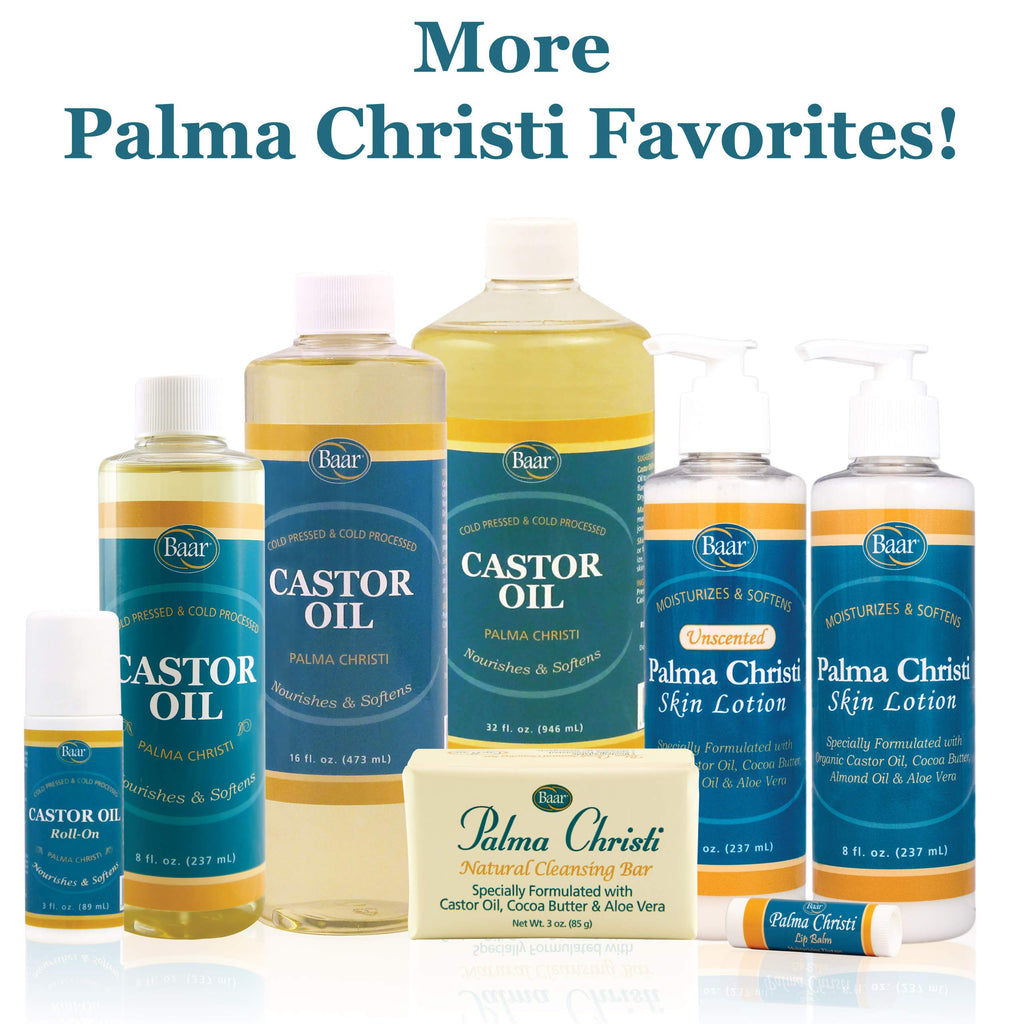 Baar Palma Christi Liquid Soap – Pack of 2, 18 oz Each | Moisturizing Cleanser with Castor Oil & Vitamin E