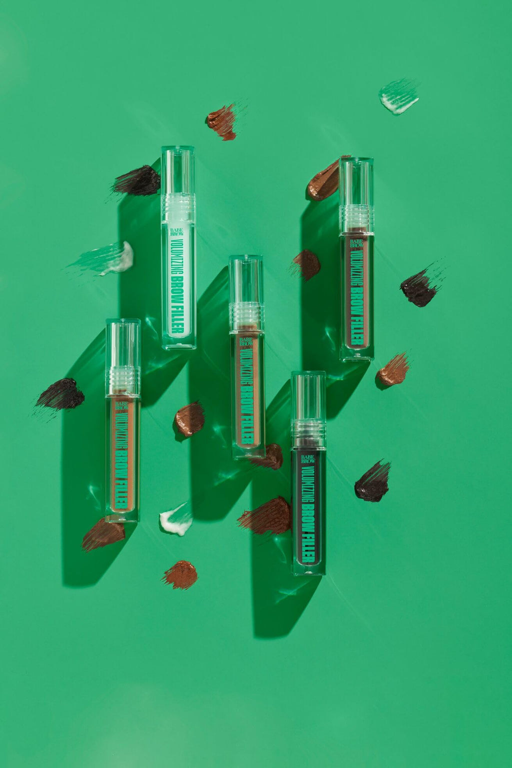 Babe Original Volumizing Eyebrow Filler - Tinted Brow Gel with Peptides & Biotin (Black)
