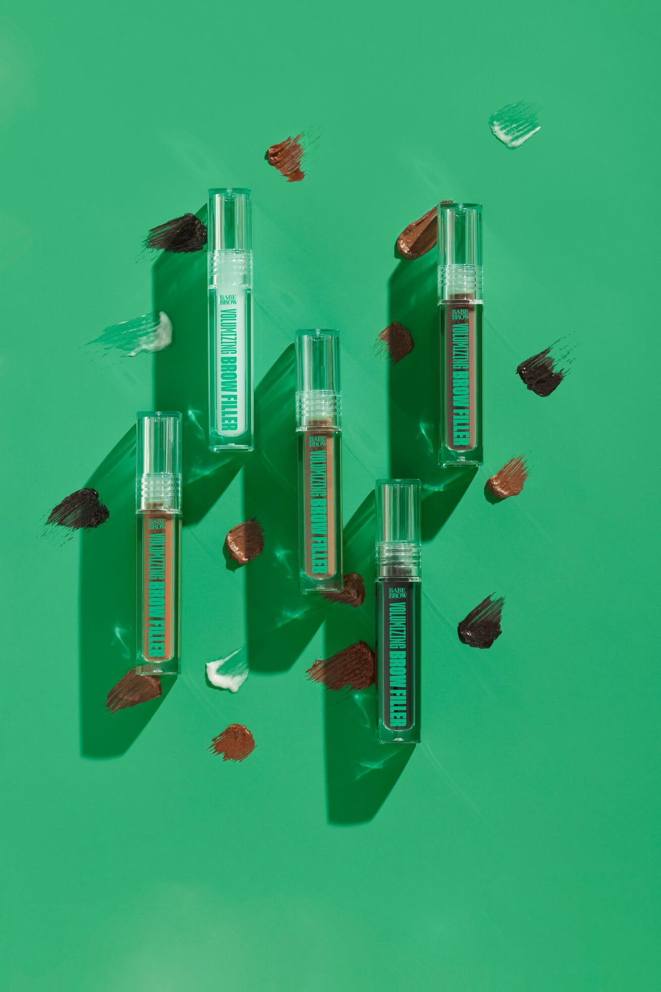 Babe Original Volumizing Eyebrow Filler - Tinted Brow Gel with Peptides & Biotin (Black)