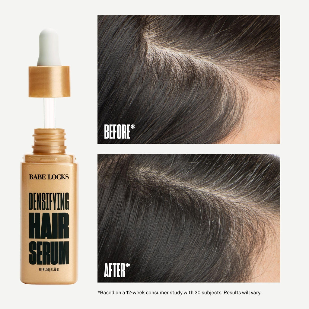 Babe Original Locks Densifying Hair Serum – Thicker-Looking Hair for Men & Women