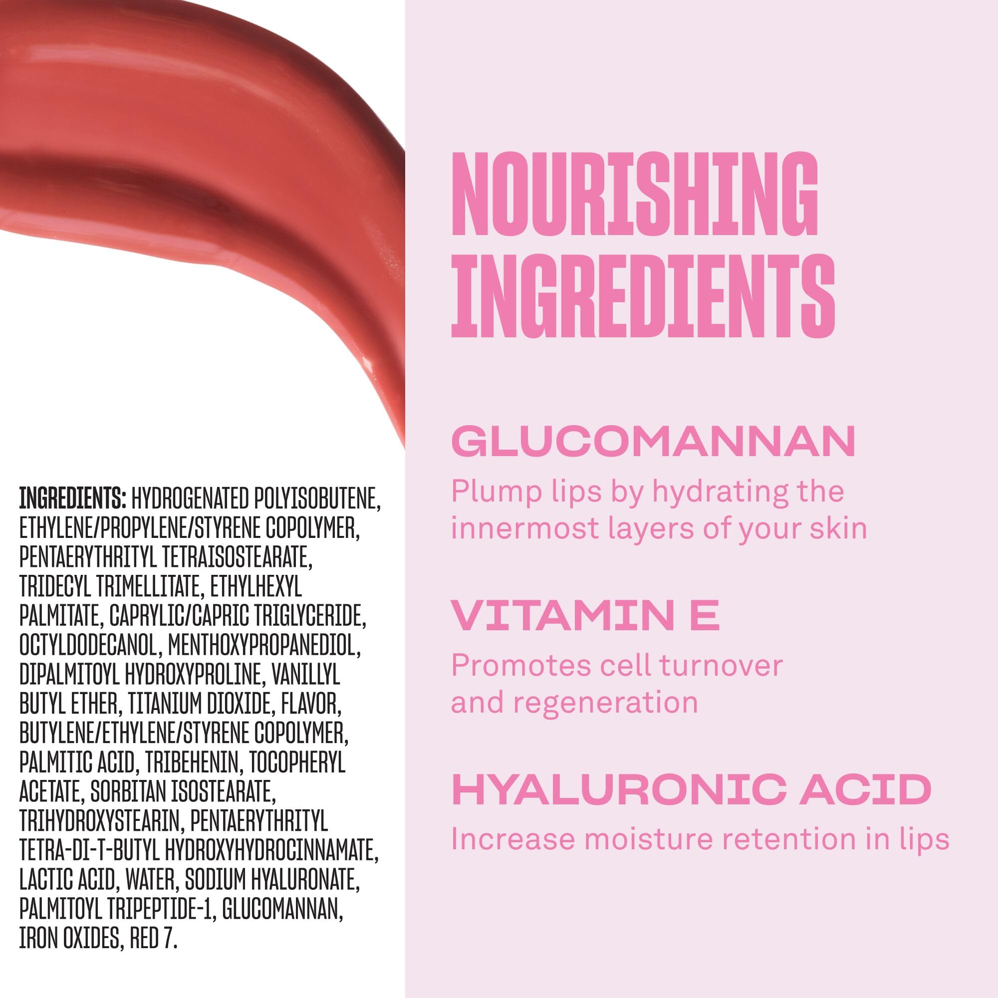 BABE ORIGINAL Glow Plumping Lip Jelly Rose – High Shine Hydrating Lip Gloss
