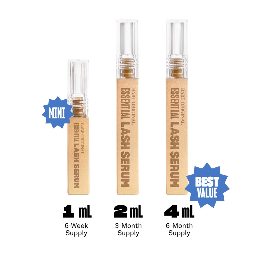 Babe Original Lash Serum – Fuller, Longer-Looking Lashes (1mL Starter Supply)