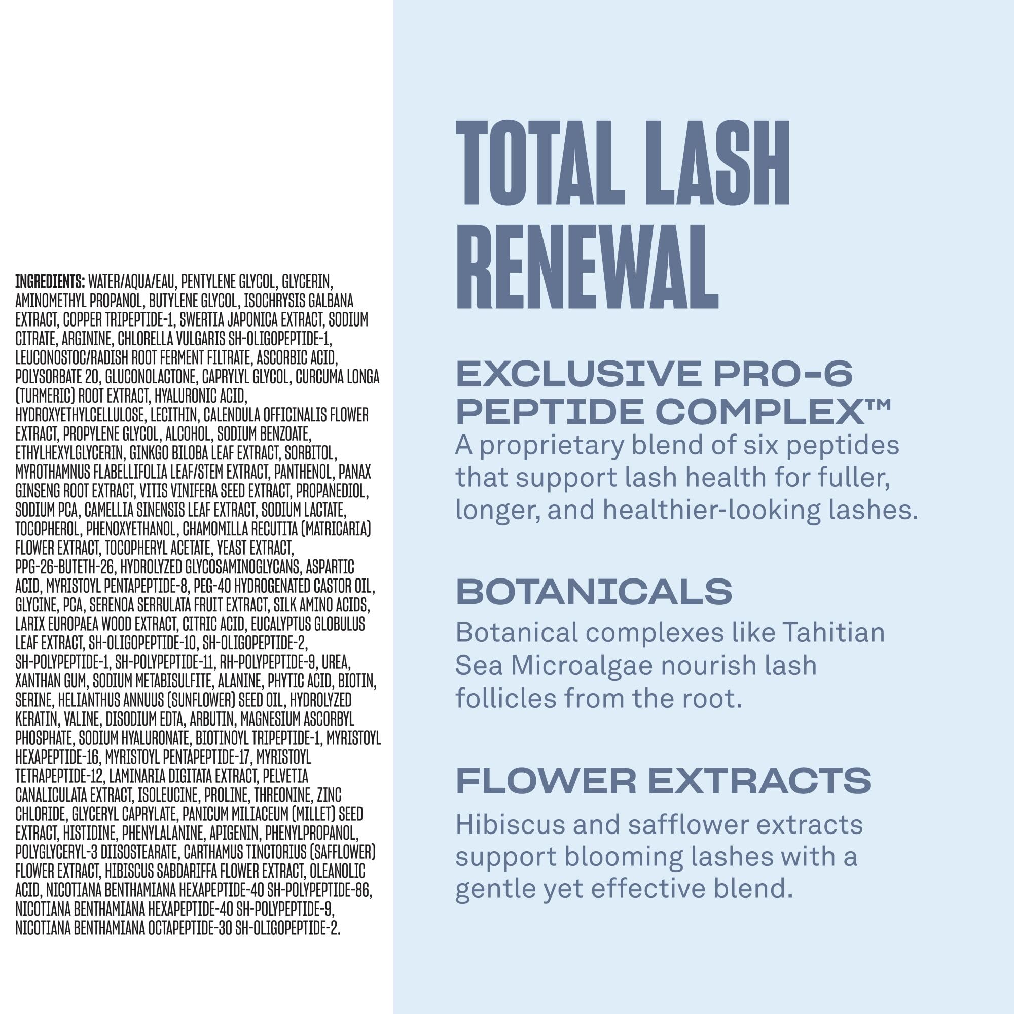 BABE ORIGINAL Renewing Lash Serum – Pro-6 Peptide Complex for Fuller, Longer-Looking Lashes