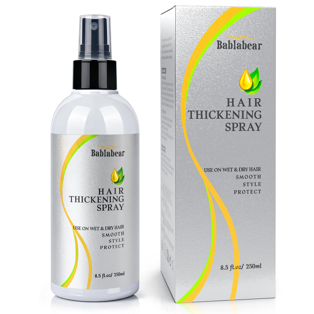 Bablabear Hair Thickening & Volumizing Spray – Instant Root Lift for Fine Hair | 250ml