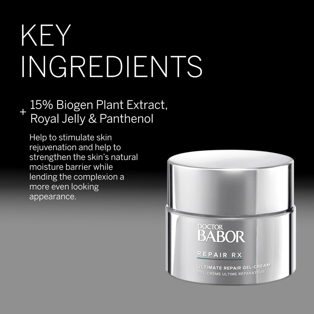 BABOR Doctor Repair RX Ultimate Repair Gel-Cream – Lightweight Daily Moisturizer for Sensitive Skin | 1.7 oz
