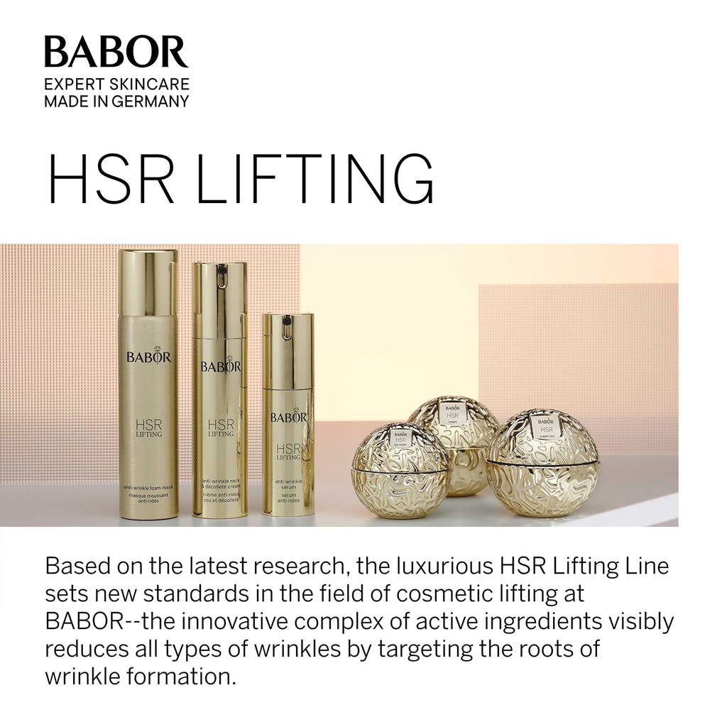 BABOR HSR Lifting Neck & Décolleté Cream | Anti-Aging, Even Tone, Vegan