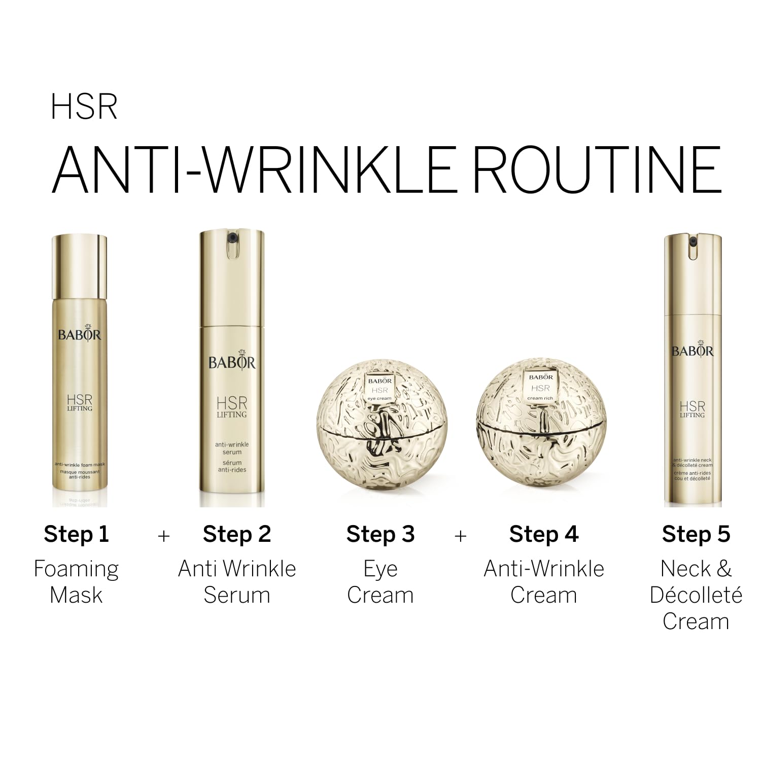 BABOR HSR Lifting Neck & Décolleté Cream | Anti-Aging, Even Tone, Vegan