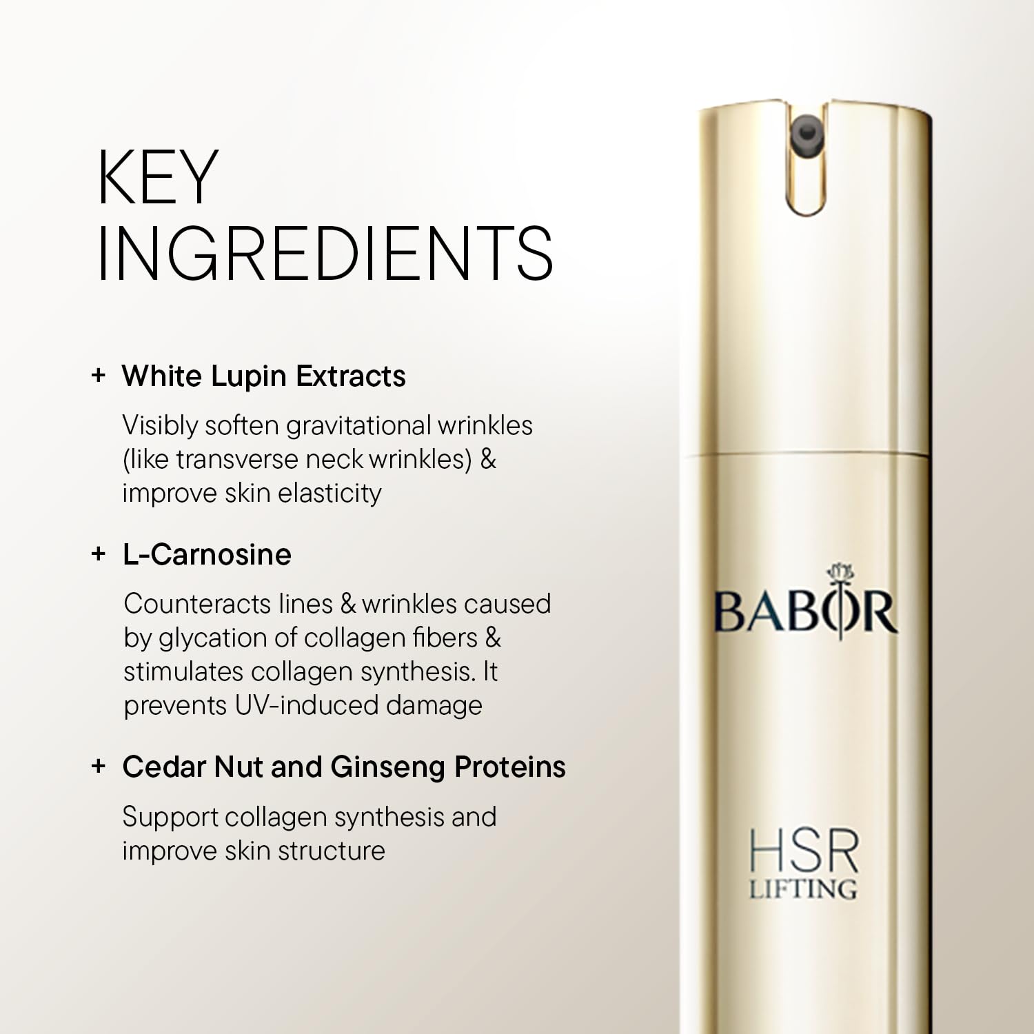 BABOR HSR Lifting Neck & Décolleté Cream | Anti-Aging, Even Tone, Vegan