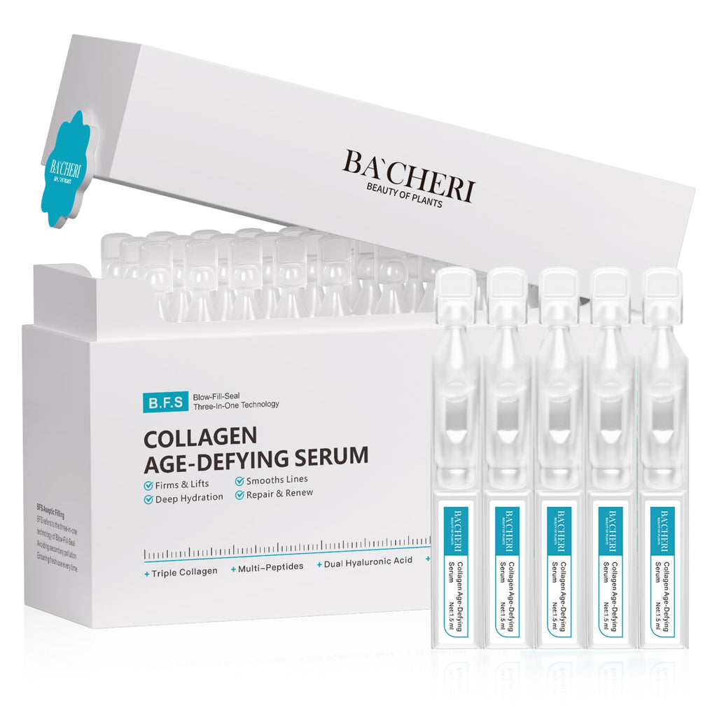 BACHERI Collagen Peptide Anti-Aging Serum with PDRN – Triple Collagen Ampoule Set