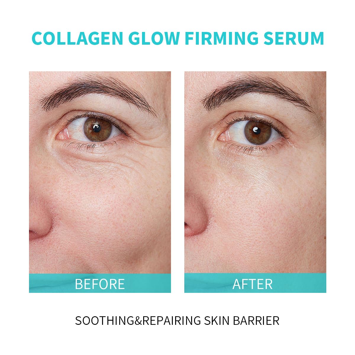 BACHERI Collagen Glow Firming Serum – Hyaluronic Acid, Centella & Adenosine | Hydration & Anti-Aging