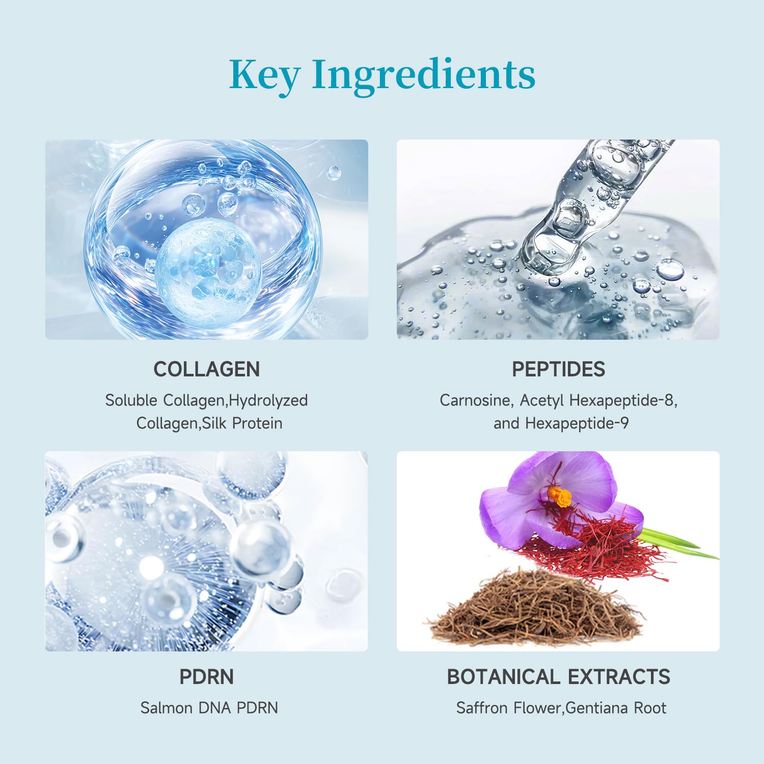 BACHERI Collagen Peptide Anti-Aging Serum with PDRN – Triple Collagen Ampoule Set