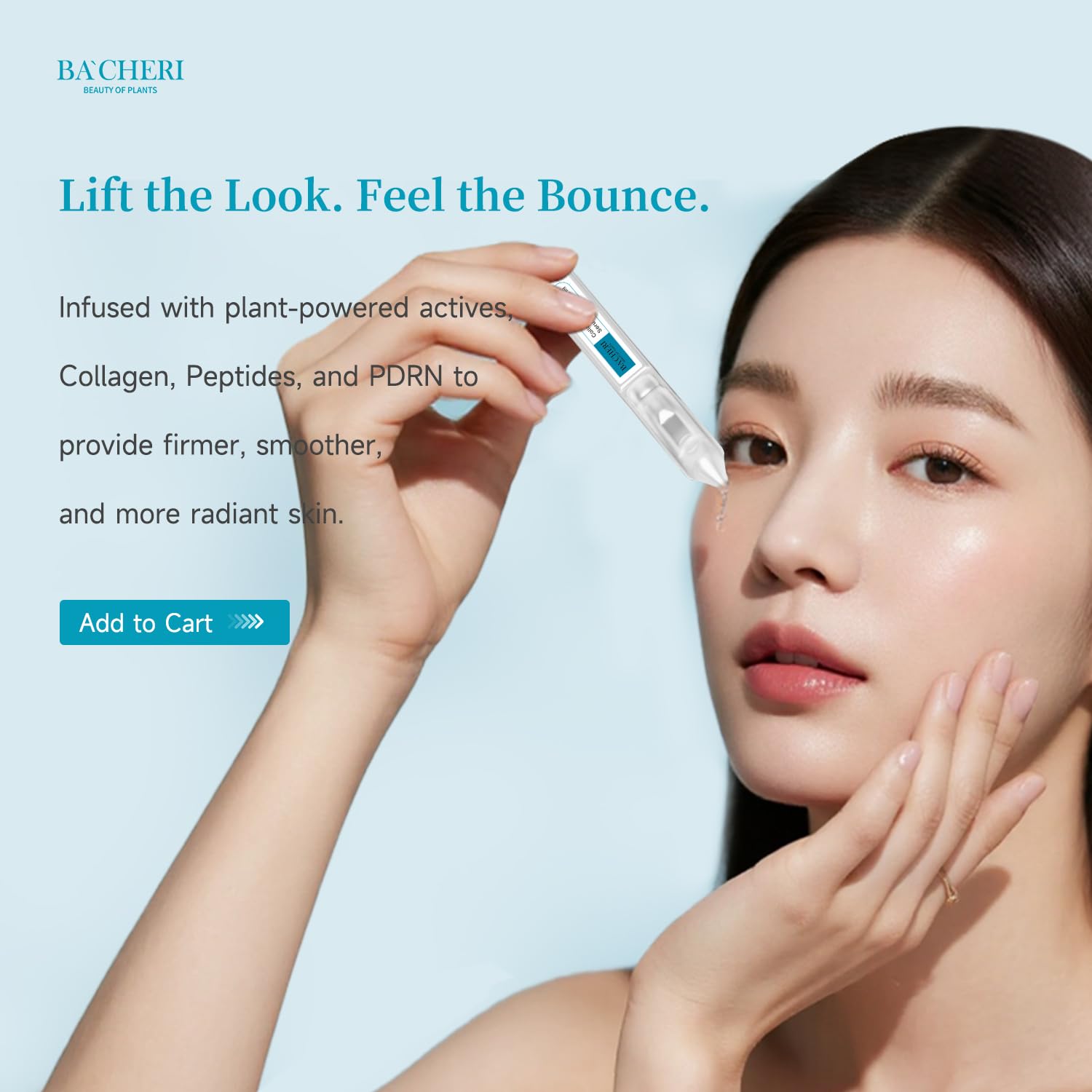 BACHERI Collagen Peptide Anti-Aging Serum with PDRN – Triple Collagen Ampoule Set