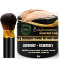 Back2Naturalness 100% Natural Dry Shampoo for Dark Hair – Lavender + Rosemary, 3.5oz