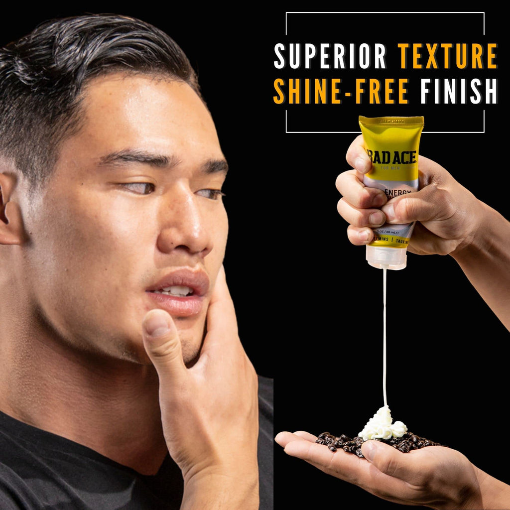BAD ACE Moisturizer Bundle for Men – Korean Skincare Duo with Vitamin & Charcoal