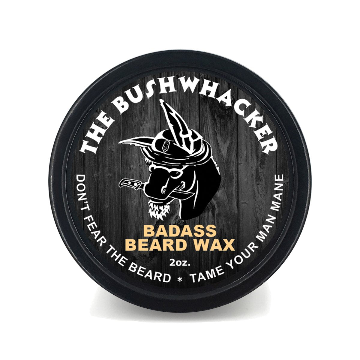 Badass Beard Care Beard Wax – The Bushwhacker Scent, 2 oz