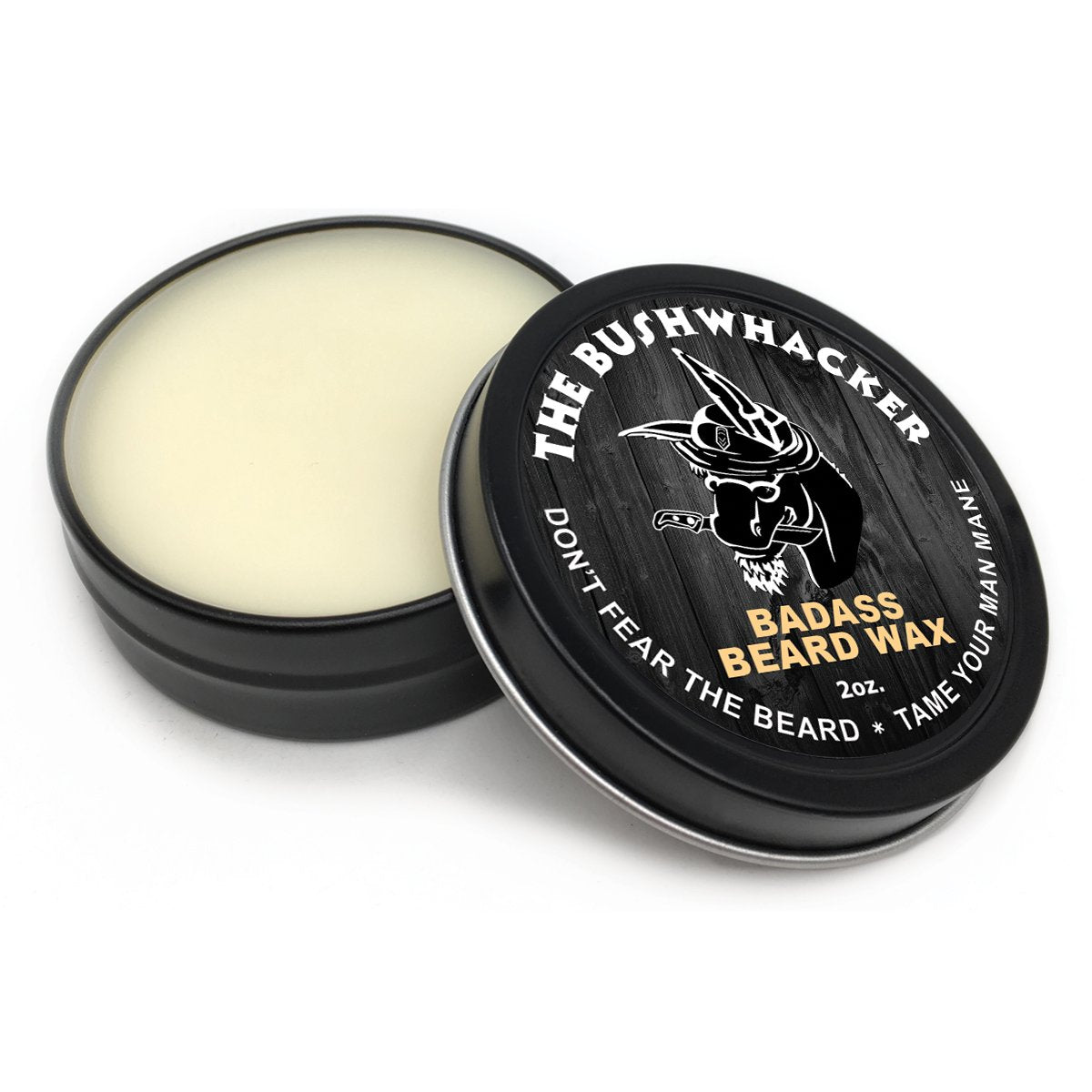 Badass Beard Care Beard Wax – The Bushwhacker Scent, 2 oz