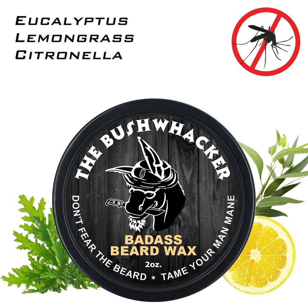 Badass Beard Care Beard Wax – The Bushwhacker Scent, 2 oz