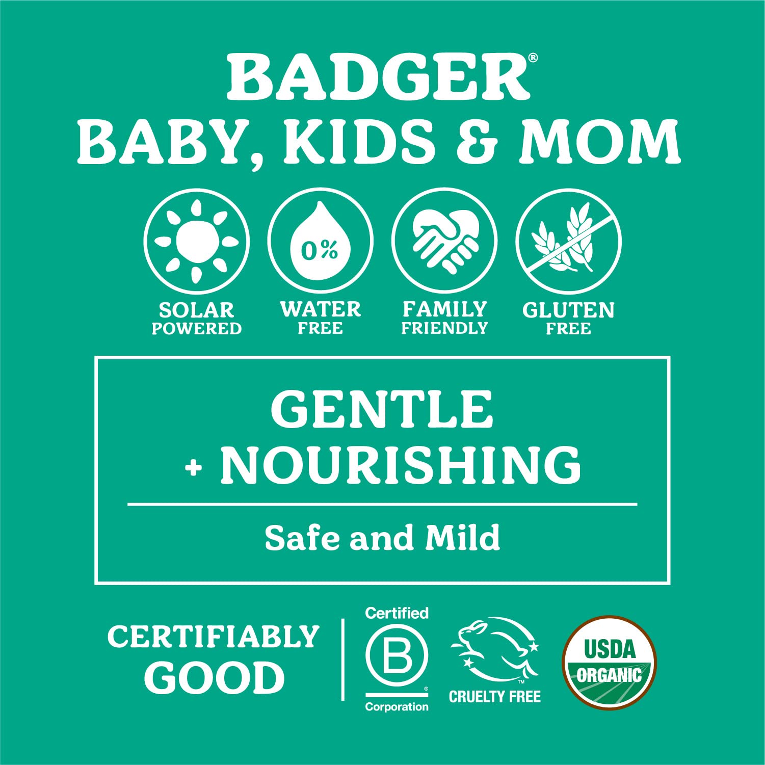 Badger Belly Butter – Organic Pregnancy Stretch Mark Cream, 2 oz Tin (2-Pack)