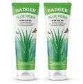 Badger Organic Aloe Vera Gel – 96% Pure, Unscented, Face & Body (2 x 4 fl oz)
