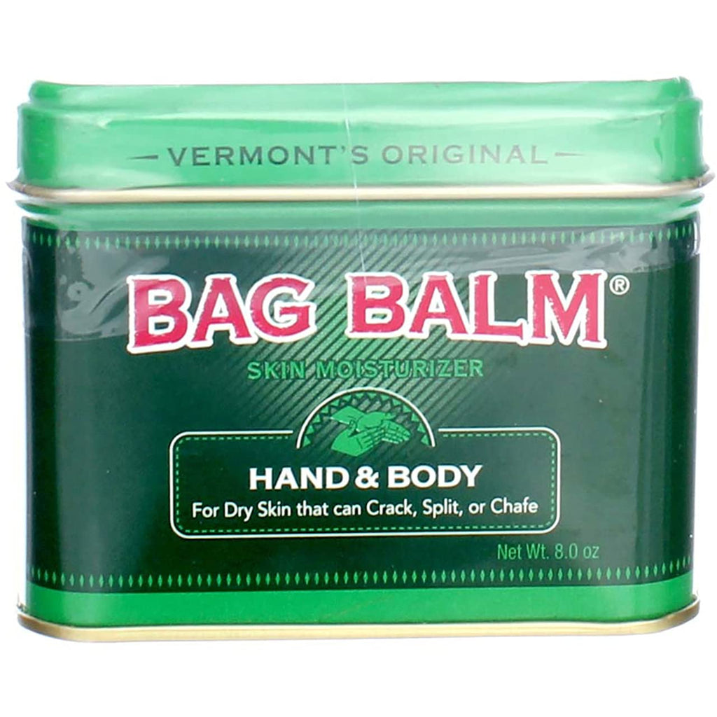 Bag Balm 8 OZ (Pack of 2) – Classic Vermont Skin Moisturizer for Dry Skin & Daily Care