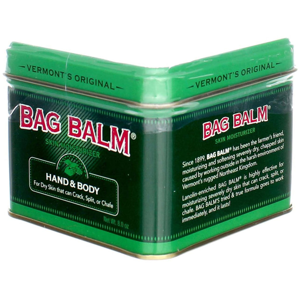Bag Balm 8 OZ (Pack of 2) – Classic Vermont Skin Moisturizer for Dry Skin & Daily Care