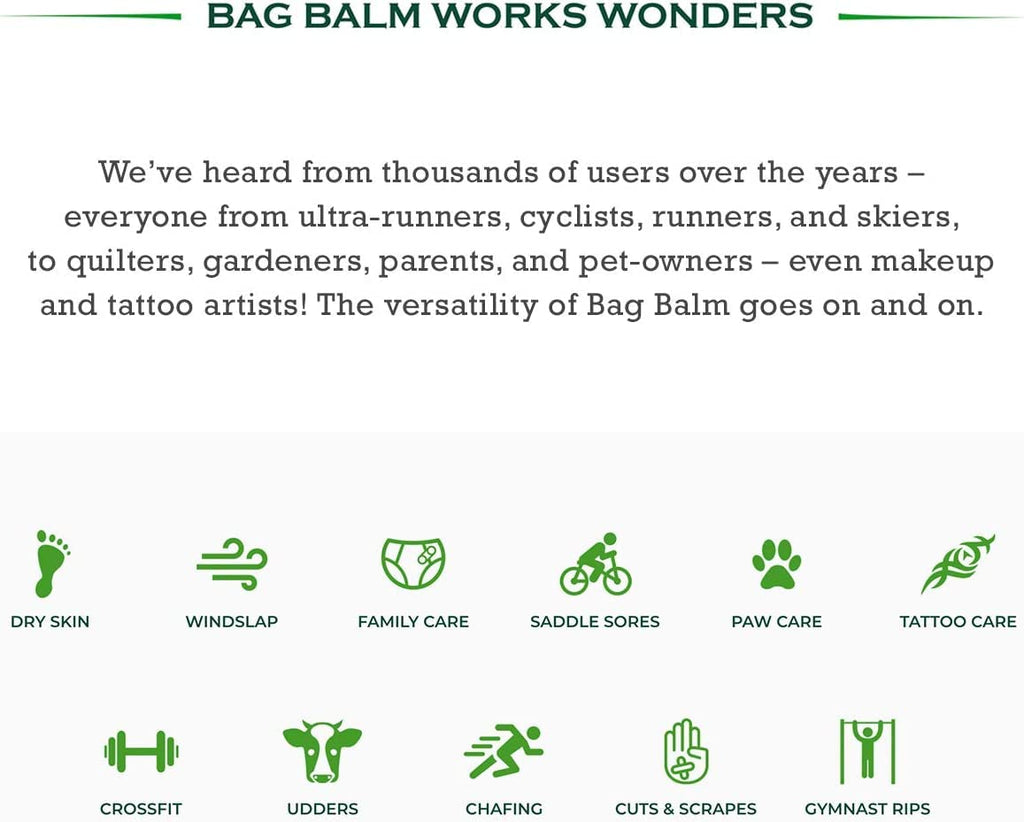 Bag Balm 0.33 oz On-the-Go Tube (4-Pack) – Travel-Friendly Skin Care Essential
