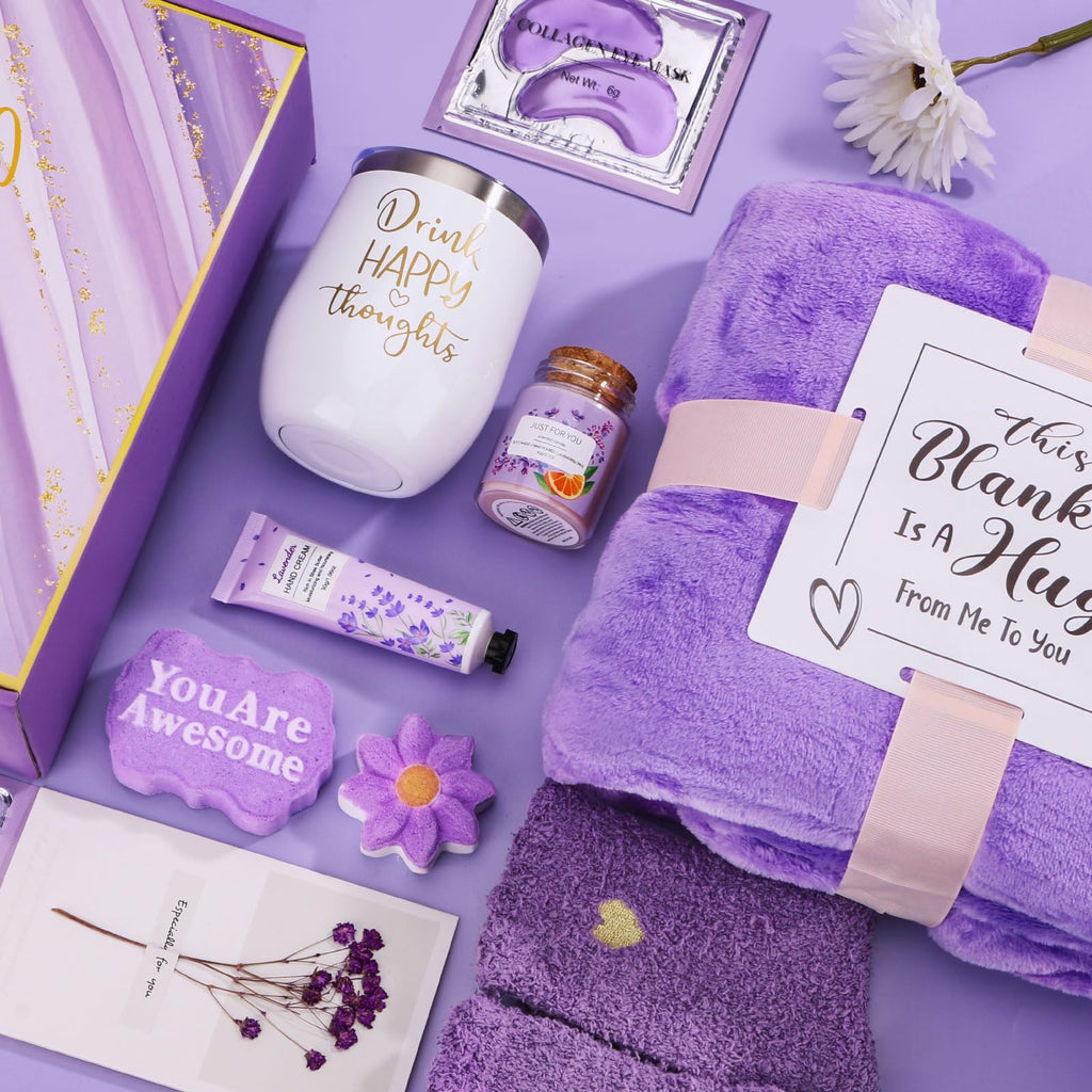 BaiCai Self Care Gifts for Women — Luxury Spa Gift Baskets & Care Packages