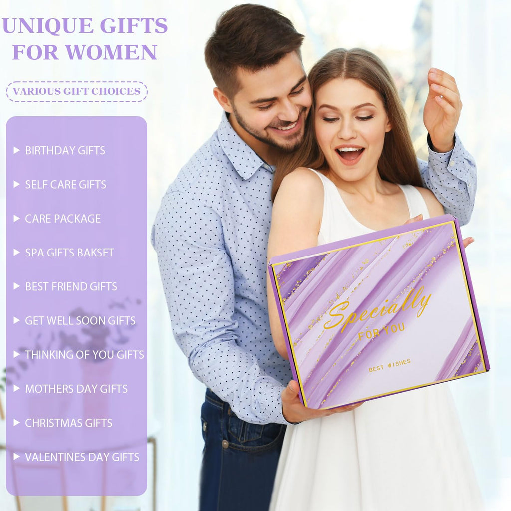 BaiCai Self Care Gifts for Women — Luxury Spa Gift Baskets & Care Packages