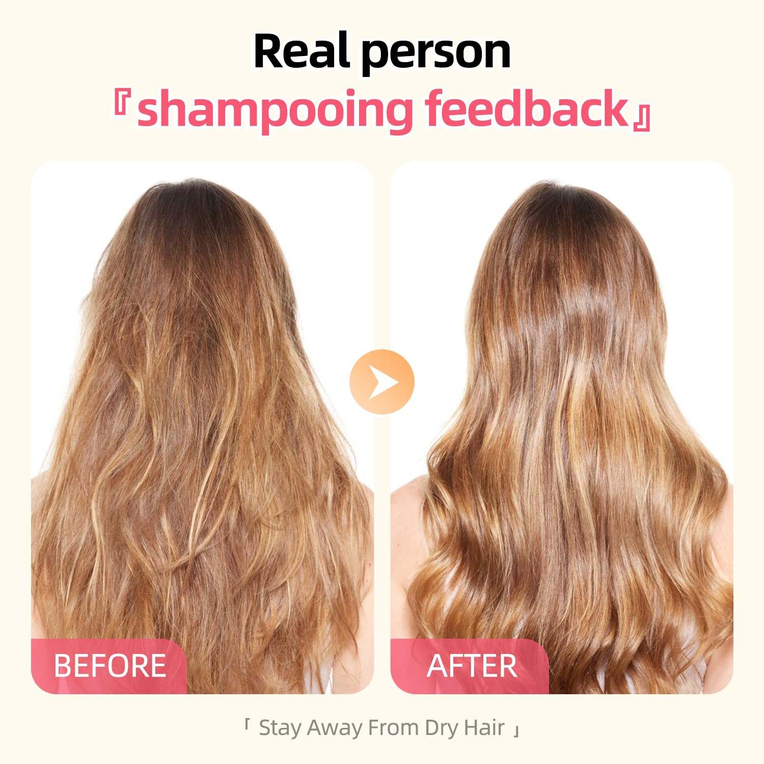 BAISEN DIARY 2 Pack Hair Cactus Fruit 3-in-1 Styling Cream & Flyaway Wand – Frizz Control & Shine