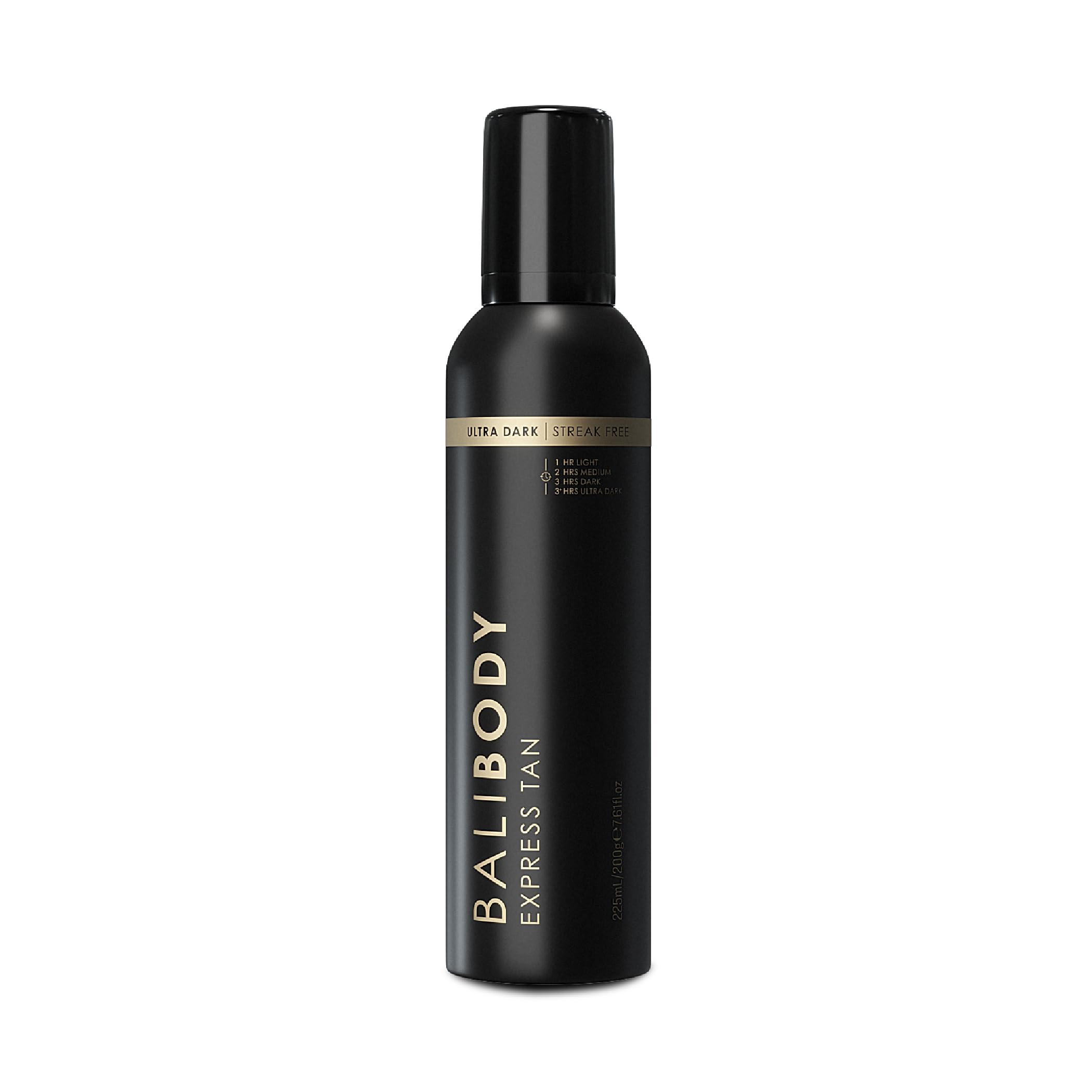 Bali Body 1 Hour Express Self Tan — Ultra Dark, Quick-Dry, Streak-Free Tanning Foam (Vegan, Cruelty-Free, Australian Made)
