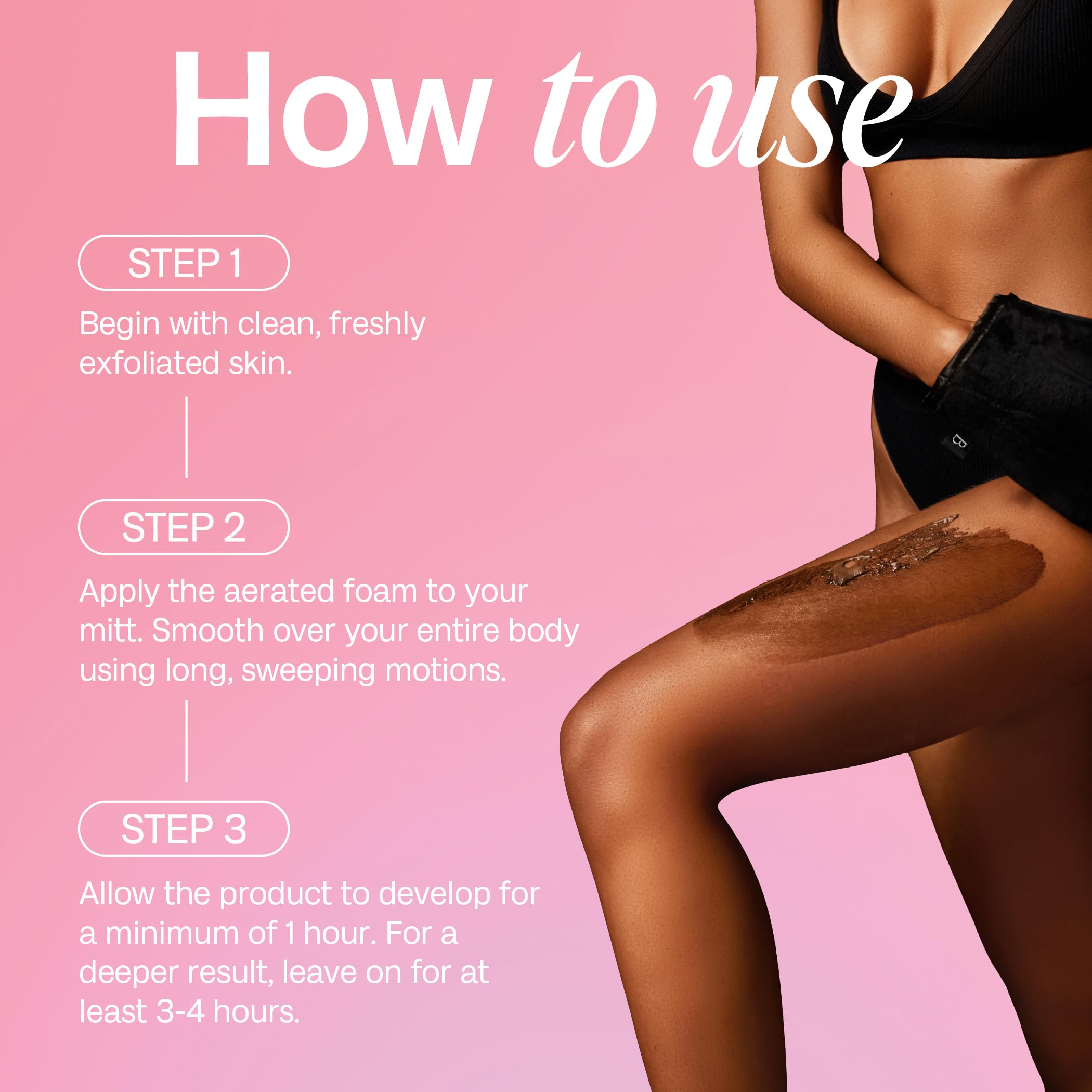 Bali Body 1 Hour Express Self Tan — Ultra Dark, Quick-Dry, Streak-Free Tanning Foam (Vegan, Cruelty-Free, Australian Made)