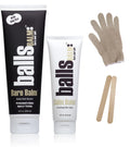 BallsBALM The Bare Pair King Kombo: Body Hair Management System with Exfoliating Glove