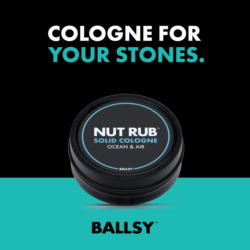 Ballsy Gift Set for Men | Jolly Jewels Pack – Body Wash, Deodorizing Spray & Cologne Rub | Ocean & Air