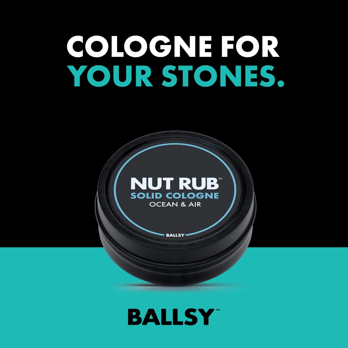 Ballsy Gift Set for Men | Jolly Jewels Pack – Body Wash, Deodorizing Spray & Cologne Rub | Ocean & Air