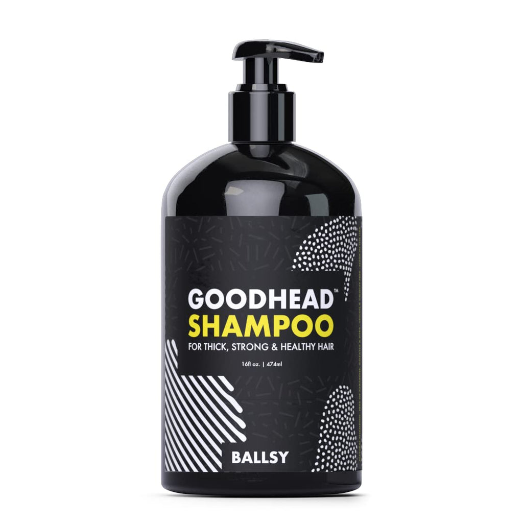 Ballsy Goodhead Shampoo – Tea Tree Oil for Thick, Strong Hair | 16 Fl oz