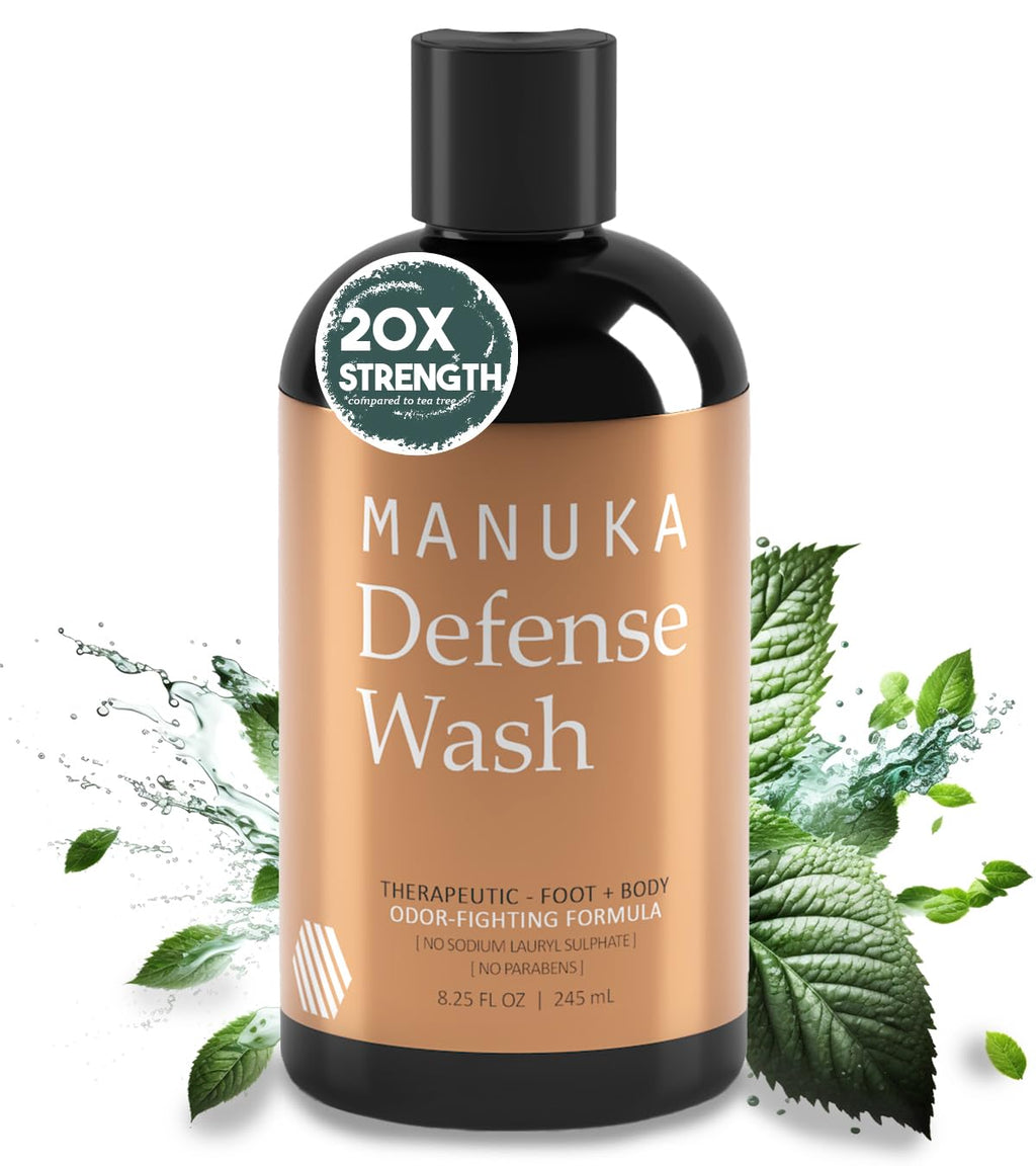 BALM OF GILEAD Antifungal Tea Tree Body Wash – Manuka + Tea Tree, 8.25 fl oz