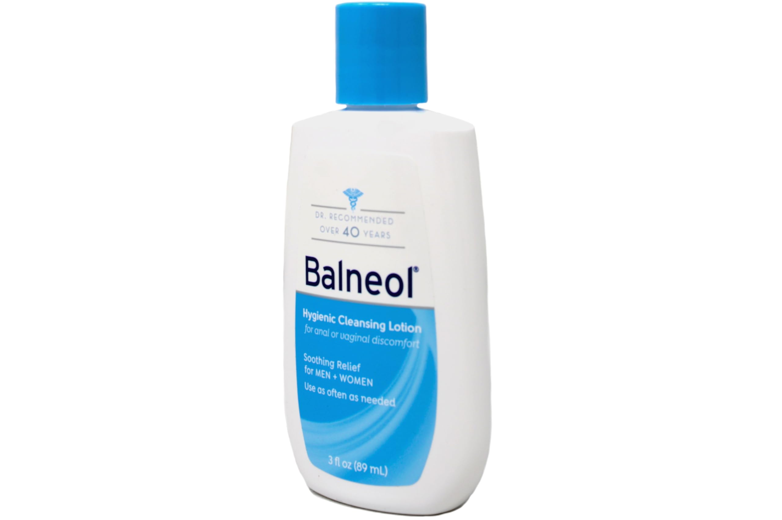 Balneol Hygienic Cleansing Lotion – 3 oz Bundle of 12 | Gentle, No-Rinse Cleanser for Sensitive Skin