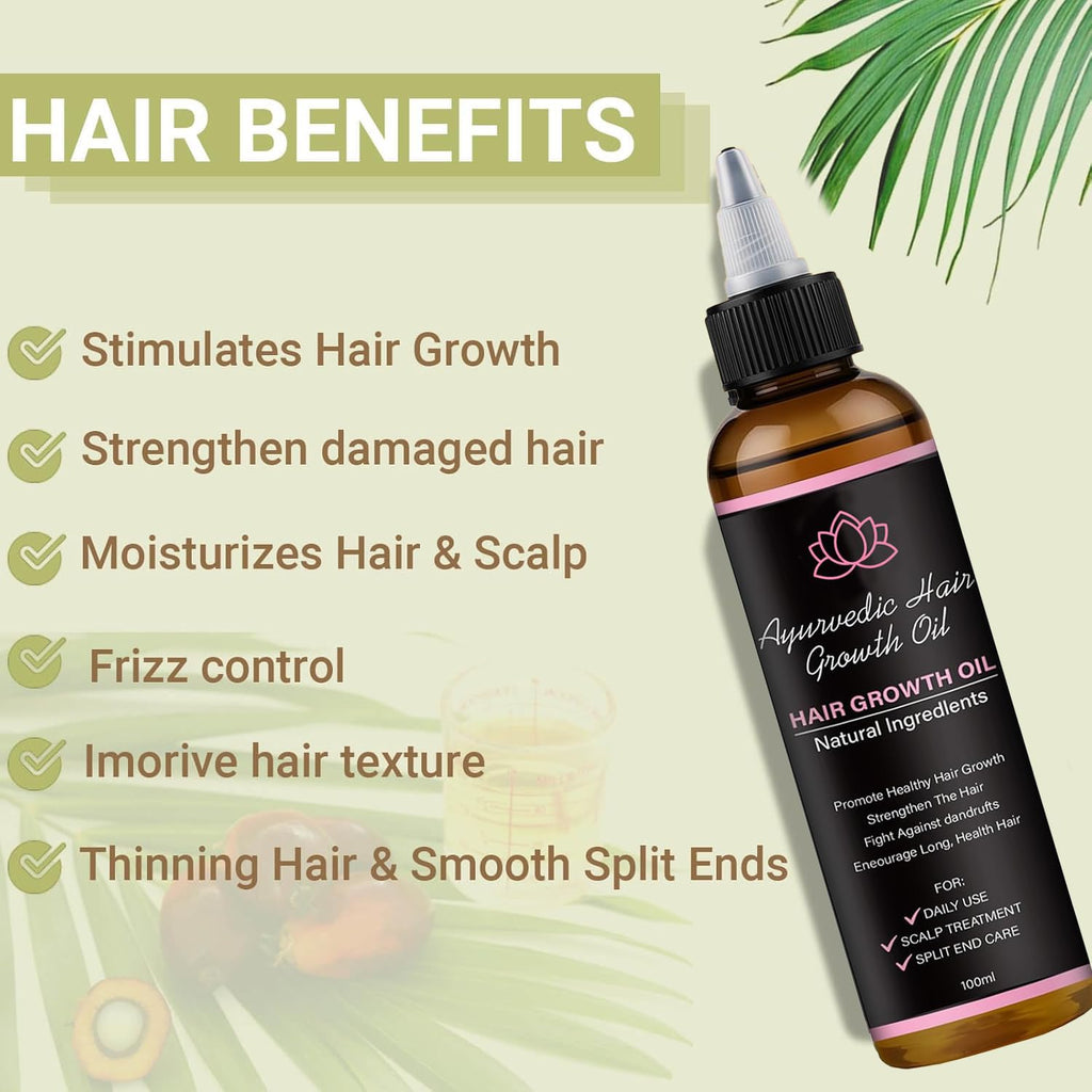 BALPPRD Lifewitqueenp Hair Growth Oil — Ayurvedic Care for All Hair Types
