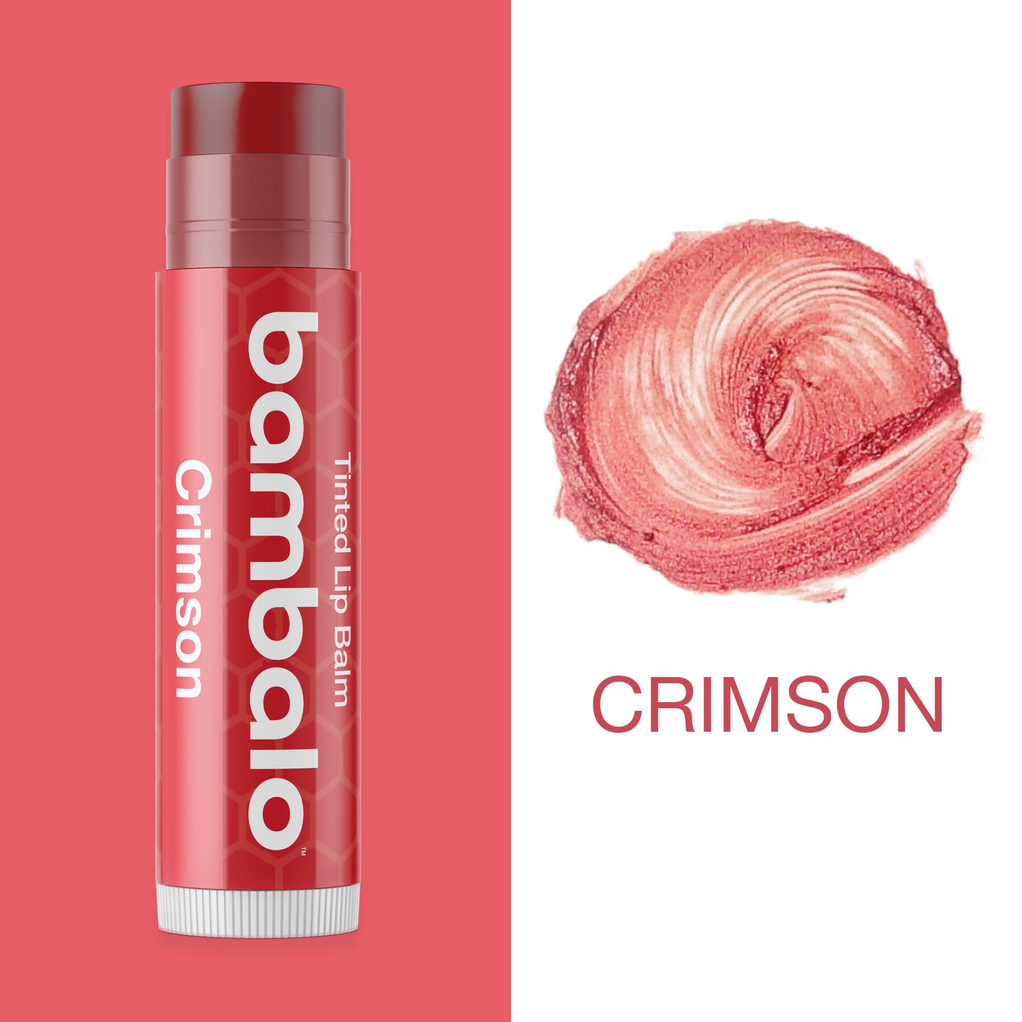 Bambalo Tinted Lip Balm Variety 4-Pack – Hydrating Natural Tint, Made in USA