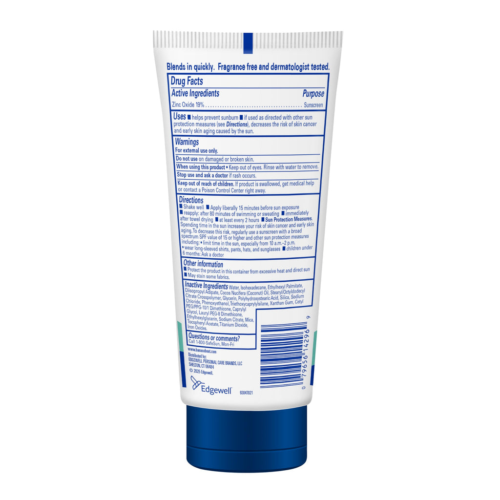 Banana Boat Mineral Sunscreen SPF 50 Lotion – 5oz | Fragrance-Free, Sweat &amp; Water-Resistant