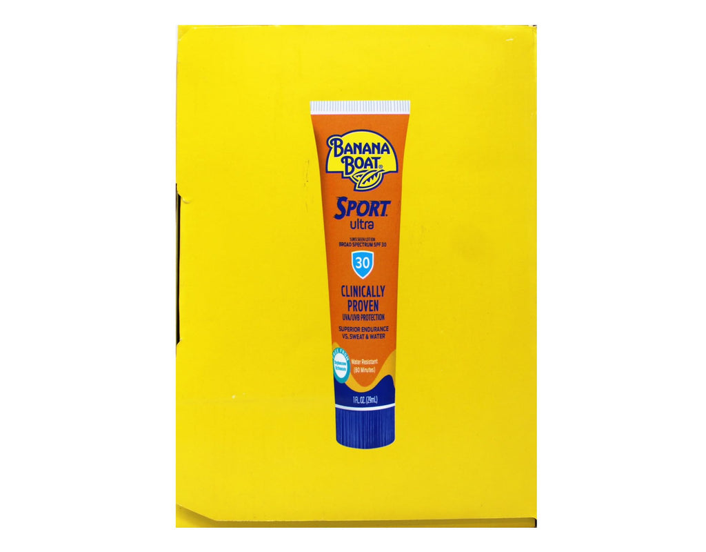 Banana Boat Sport Ultra SPF 30 Sunscreen Lotion – Travel Size 1oz (24 Count)