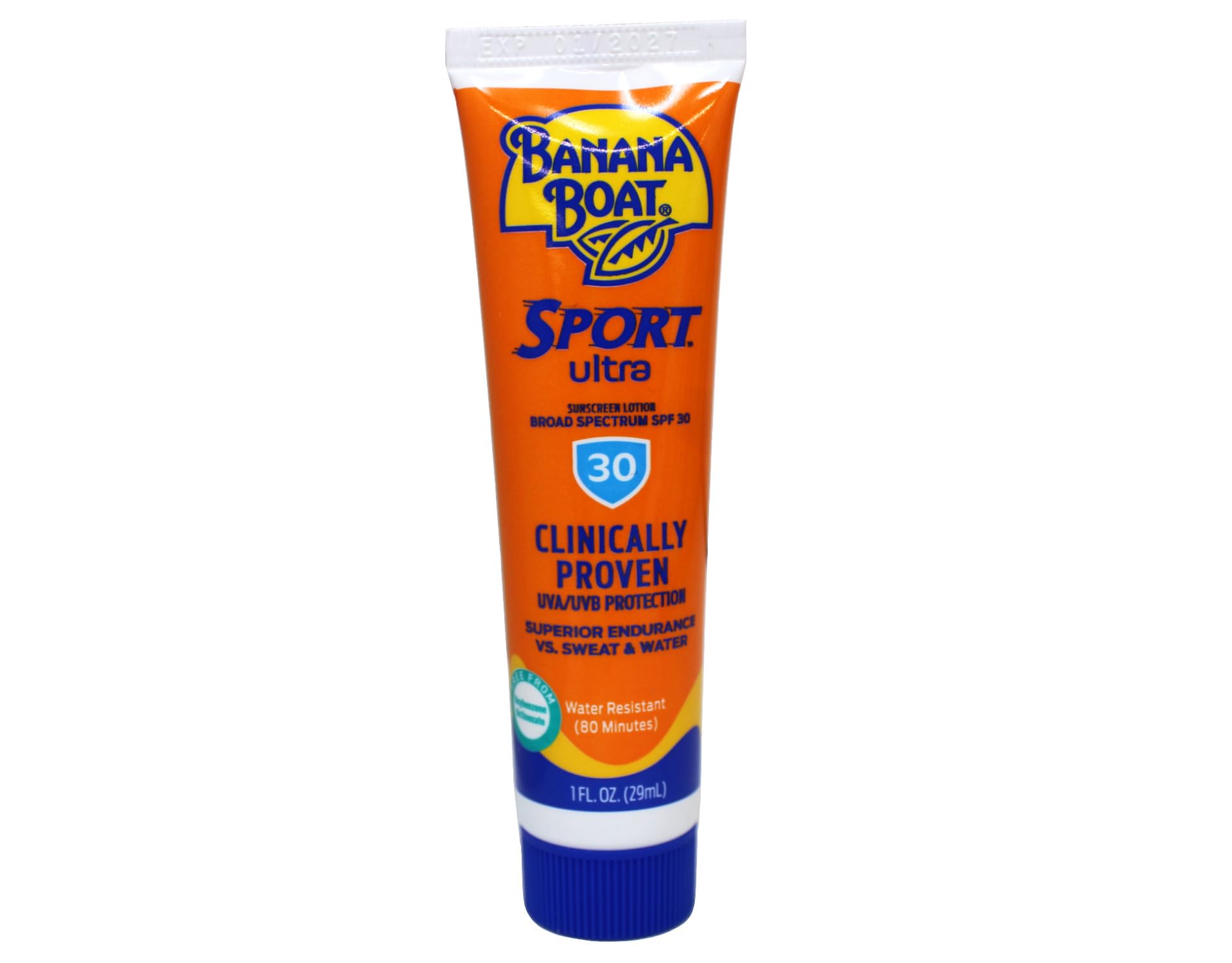 Banana Boat Sport Ultra SPF 30 Sunscreen Lotion – Travel Size 1oz (24 Count)