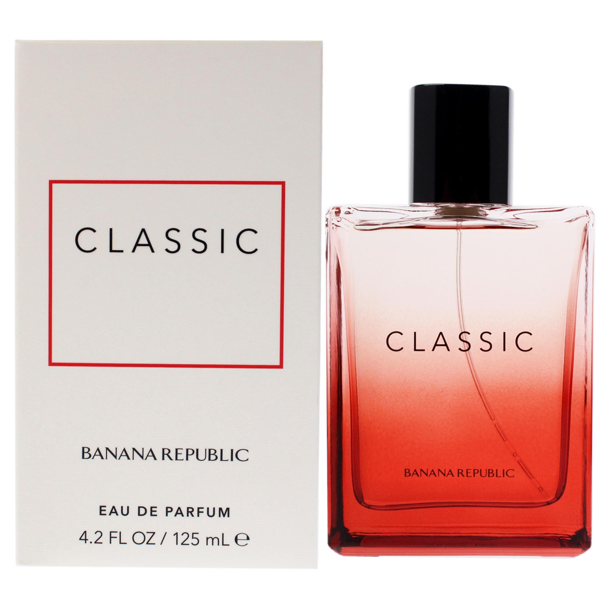 BANANA REPUBLIC Classic Red 125ml EDP for Women – Floral Scent, 4.2 Fl Oz