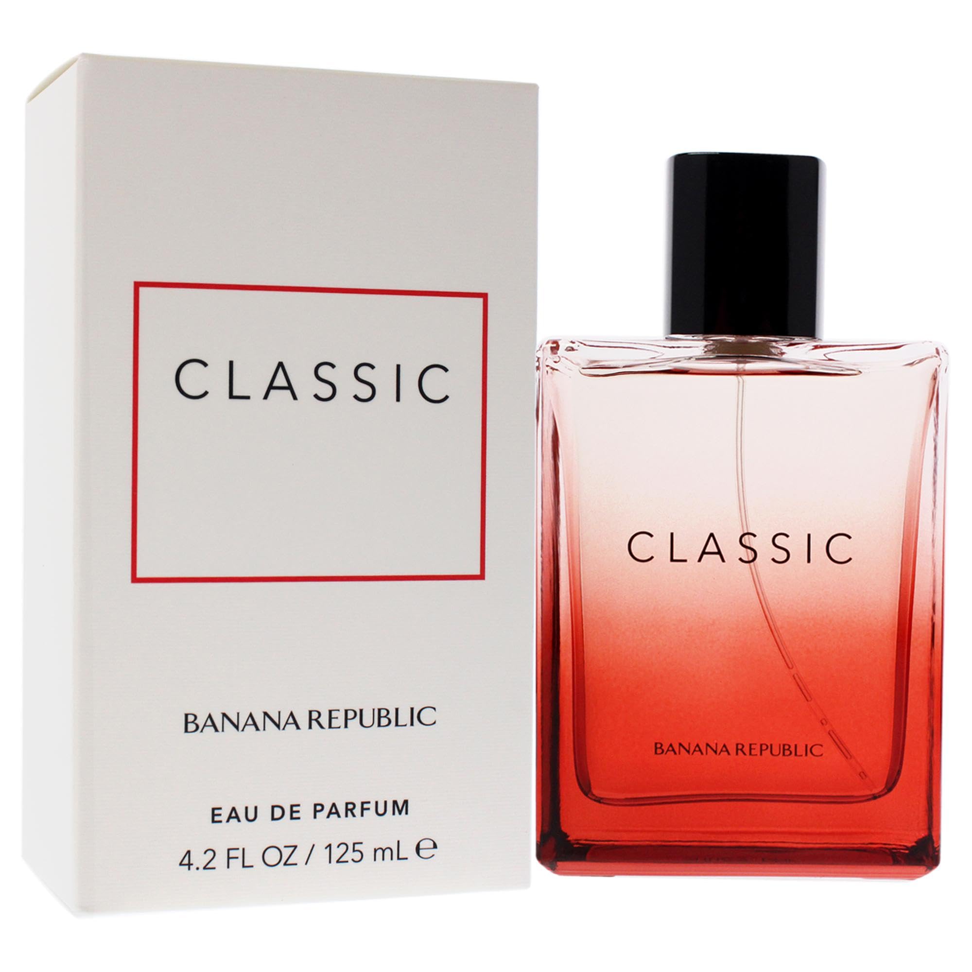 BANANA REPUBLIC Classic Red 125ml EDP for Women – Floral Scent, 4.2 Fl Oz